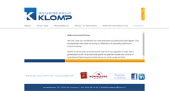 Desktop Screenshot of bouwbedrijfklomp.nl